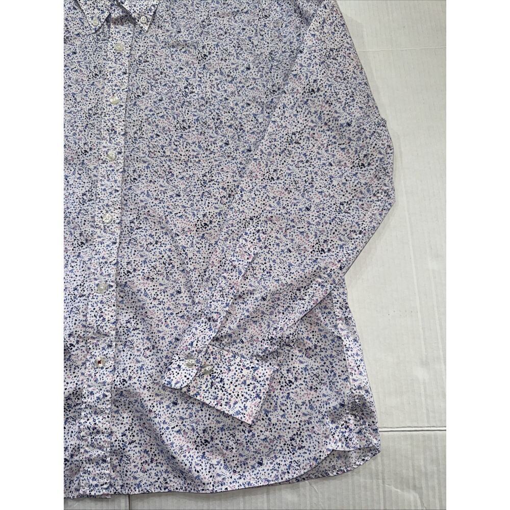 Brooks Brothers Shirt Mens Large White Fleece Button Up Long Sleeve White - Picture 4 of 11